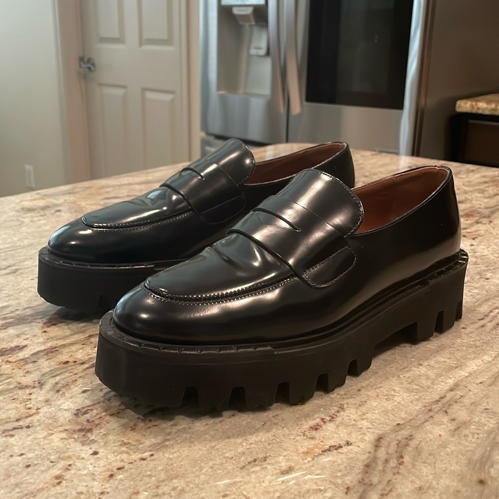 Aquatalia Alexi Platform Loafers